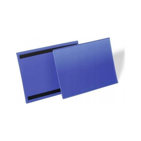 Durable Kieszeń magazynowa pozioma magnetyczna A4 DURABLE 174507 niebieska 50szt