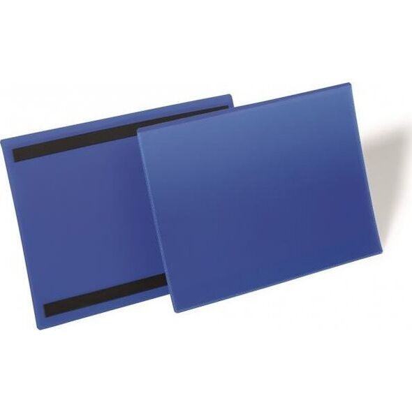 Durable Kieszeń magazynowa pozioma magnetyczna A4 DURABLE 174507 niebieska 50szt