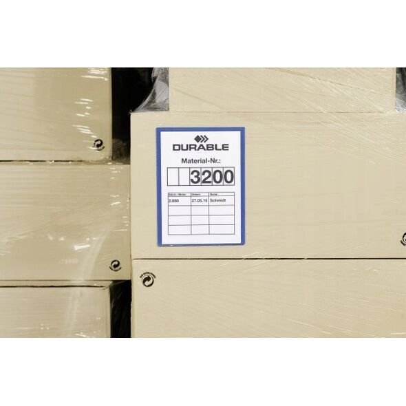 Durable Kieszeń magazynowa samoprzylepna A4 DURABLE 179707 niebieska 50szt