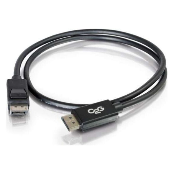 Kabel C2G C2G 6ft Ultra High Definition DisplayPort Cable with Latches - 8K DisplayPort Cable - M/M - DisplayPort-Kabel - DisplayPort (M) zu DisplayPort (M) - 1.83 m - Schwarz