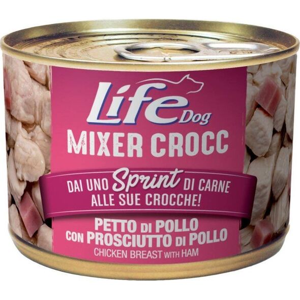 Life Pet Care Life Dog Karma Monoproteinowa dla Psa Kurczak Szynka Puszka 150g