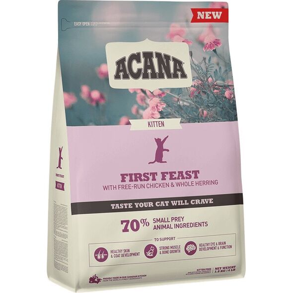 Acana ACANA First Feast Cat sausas maistas katėms (Kitten) 1,8kg