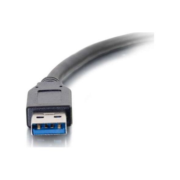Kabel USB C2G C2G 6ft USB C to USB A Cable - USB 3.2 - 5Gbps - M/M - USB-Kabel - USB Typ A (M) zu 24 pin USB-C (M) - USB 3.1 - 30 V - 3 A - 1.83 m - Schwarz