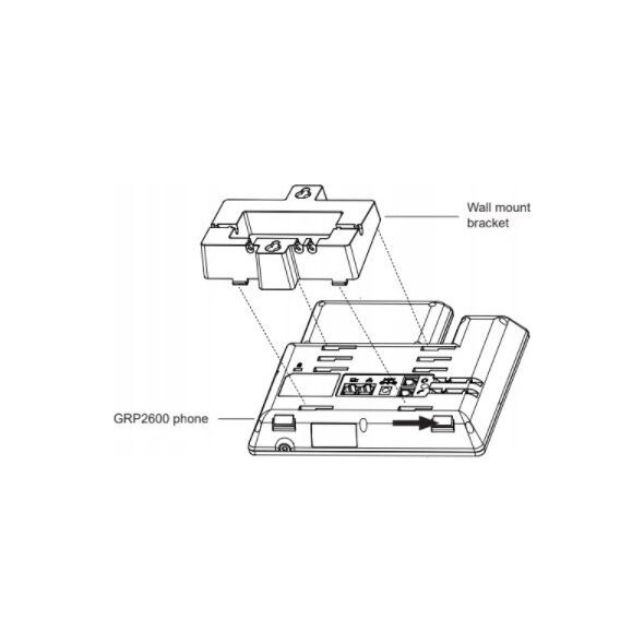 GrandStream Grandstream Wandhalterung GRP_WM_A für GRP260X