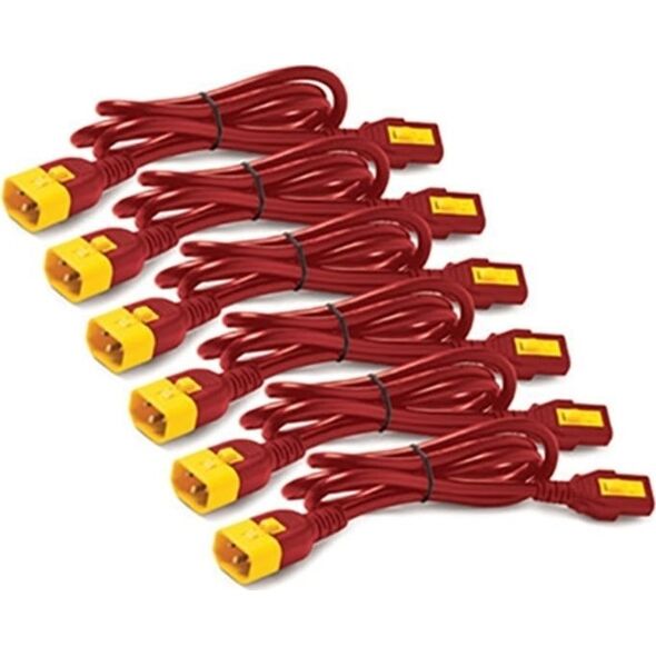 Kabel zasilający APC APC AP8704S-WWX340 kabel zasilające Czerwony 1,22 m C13 panel C14 panel