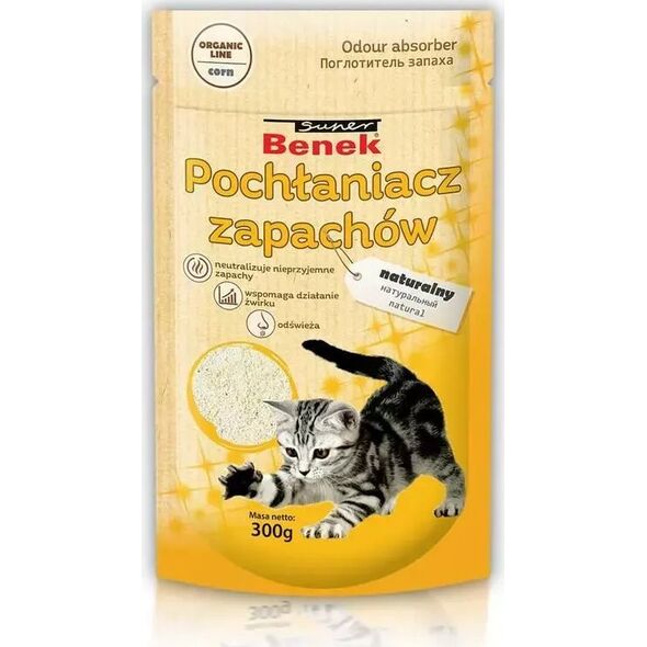 Super Benek Super Benek Pochłaniacz Zapachów Kota Naturalny 300g