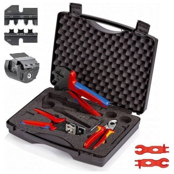 Knipex WALIZKA NARZĘDZIOWA DO FOTOWOLTAIKI MULTI-CONTACT 4, 7CZ. (1 KPL)