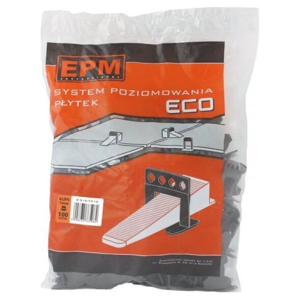 EPM SYSTEM UKŁADANIA PŁYTEK ECO 100 KLIPSÓW 1MM (1 OP)