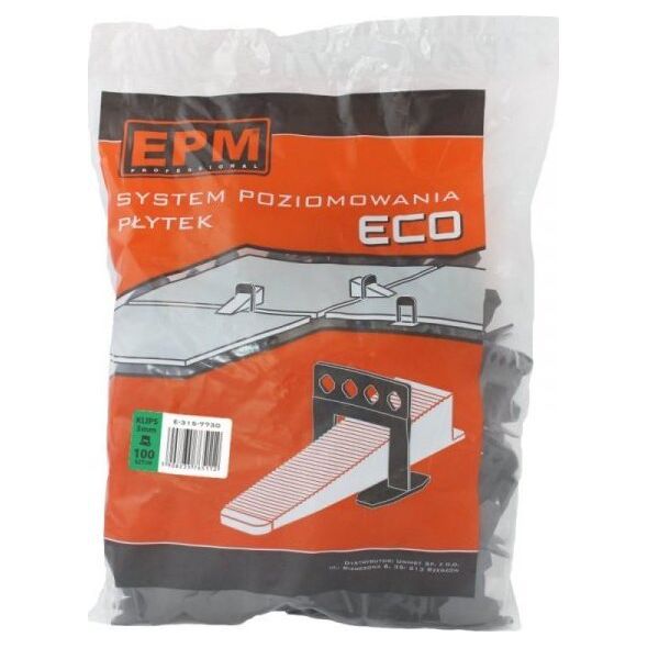 EPM SYSTEM UKŁADANIA PŁYTEK ECO 100 KLIPSÓW 3MM (1 OP)