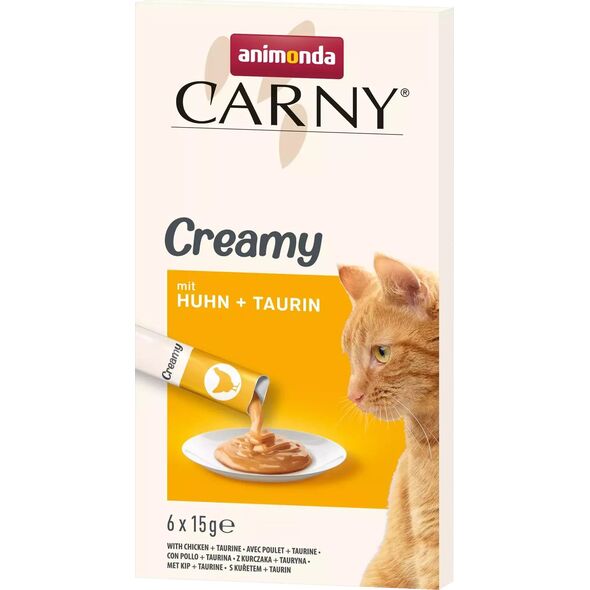 Animonda Animonda Carny Creamy Pasta dla Kota Kurczak Tauryna 6x15g