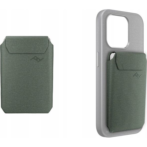 Peak Design Peak Design Mobile Wallet Slim - Magnetyczny Portfel Płaski Do Telefonu - Szarozielony