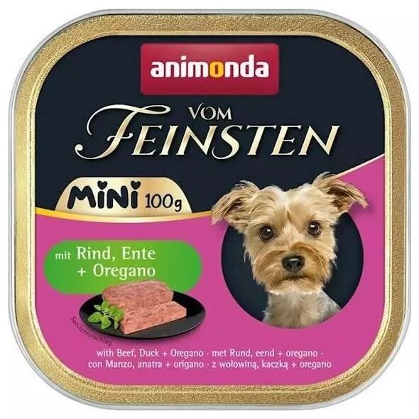 Animonda Animonda vom Feinsten Karma Dla Psa Mini Wół Kaczka 100g