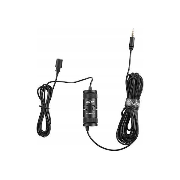 Mikrofon Boya Boya BY-M1 PRO II Lavalier Microphone --no batteries required and TRS/TRRS Switchable
