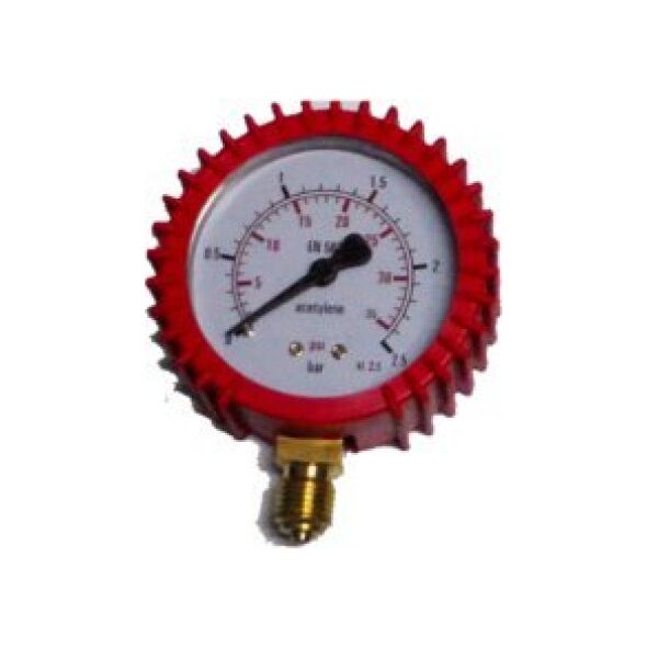 UN MANOMETR ACETYLEN 0-2.5 1/4'' (1 SZT)