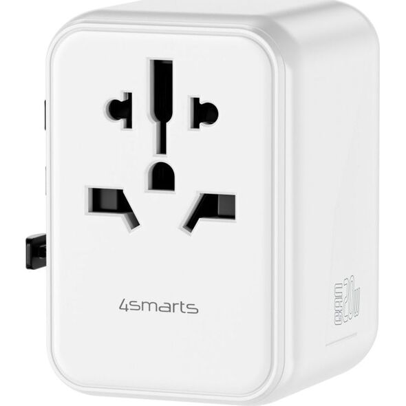 4smarts 4smarts Ladegerät Weltreiseadapter Nomad 20W, weiß