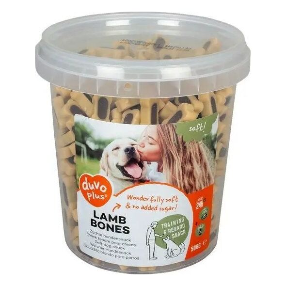 Duvo+ Duvo+ Miękkie Treserki dla Psa Kostki Jagnięcina 500g