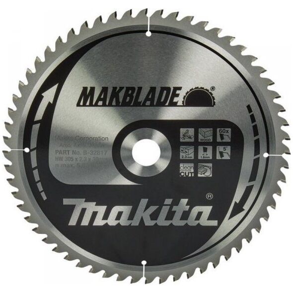 Makita PIŁA SPIEKOWA DO DREWNA MAKBLADE 305*30MM 60Z (1 SZT)