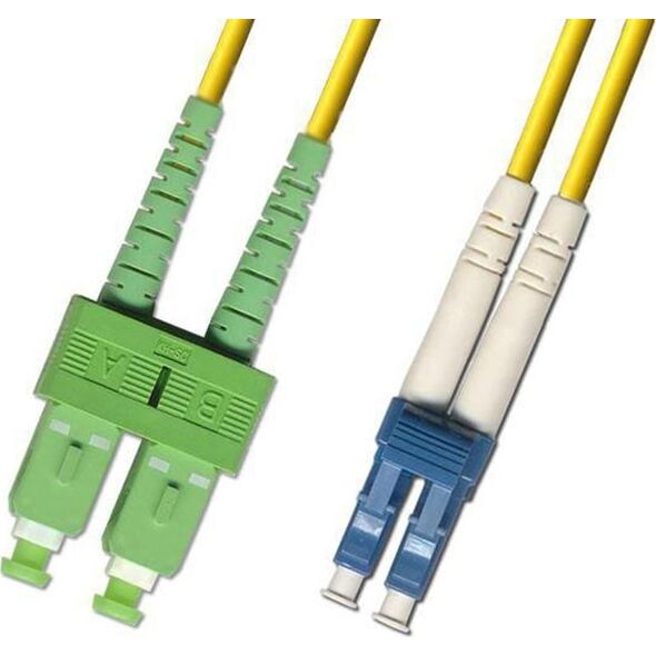 MicroConnect Microconnect FIB8410005 kabel optyczny 0,5 m SC LC OS2 Żółty
