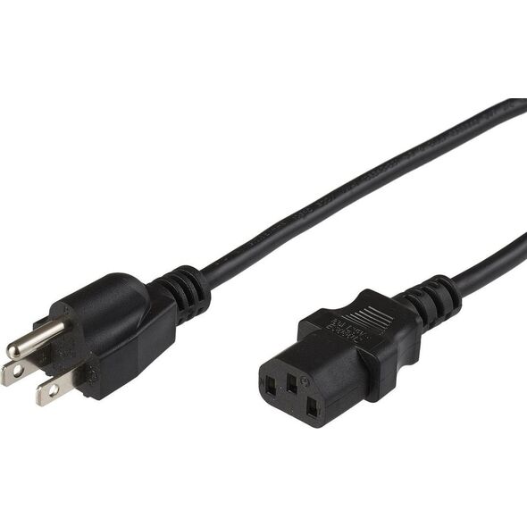 Kabel zasilający MicroConnect Microconnect PE110440SJT-IT kabel zasilające Czarny 4 m NEMA 5-15P C13 panel
