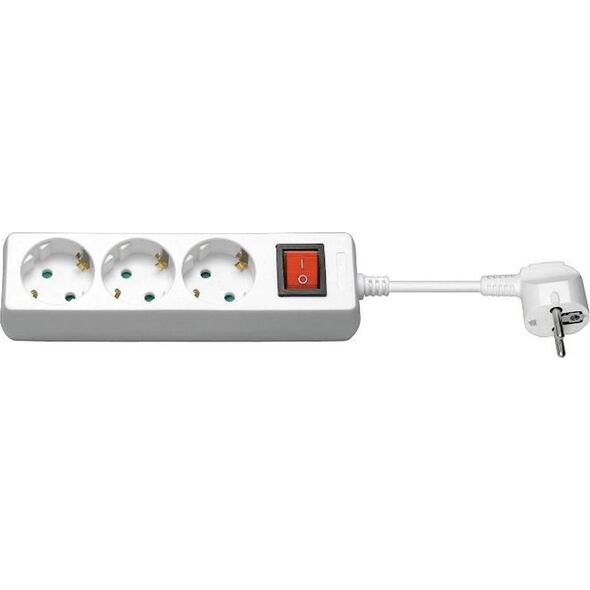 Kabel zasilający MicroConnect Microconnect GRU0035WS rozgałęziacz 5 m 3 x gniazdo sieciowe Biały