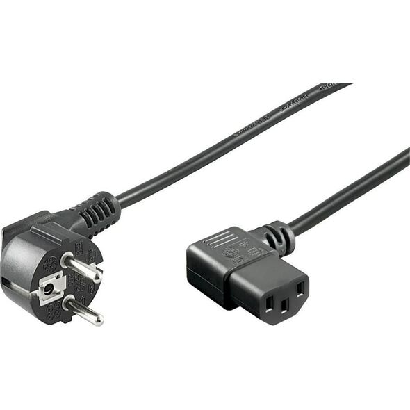 Kabel zasilający MicroConnect Microconnect PE010510 kabel zasilające Czarny 1 m CEE7/7 C13 panel
