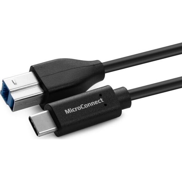 Kabel USB MicroConnect USB-C - USB-B 3 m Czarny (USB3.1CB3)