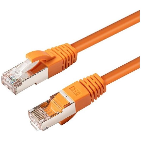 MicroConnect Microconnect MC-SFTP6A01O kabel sieciowy Pomarańczowy 1 m Cat6a S/FTP (S-STP)