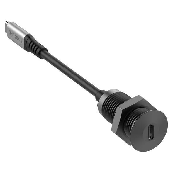 Adapter USB VivoLink Vivolink PROUSBCMF0.3SOCKET-B kabel USB 0,3 m USB 3.2 Gen 2 (3.1 Gen 2) USB C Czarny