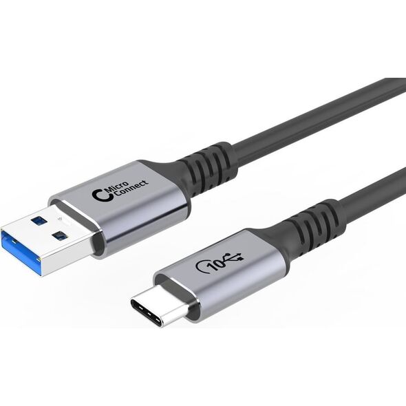 Kabel USB MicroConnect Microconnect USB3.2AC1 kabel USB 1 m USB 3.2 Gen 2 (3.1 Gen 2) USB C USB A Czarny