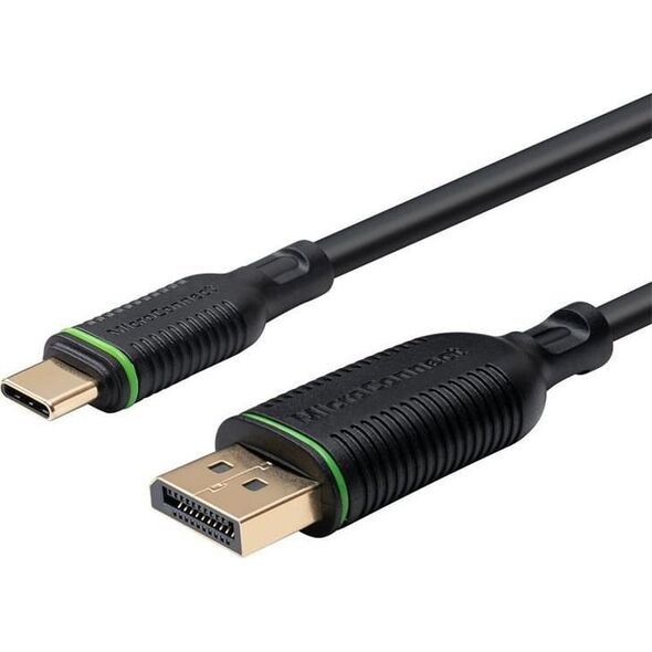 Adapter USB MicroConnect Microconnect MC-USBCDP2 adapter kablowy 2 m USB Type-C DisplayPort Czarny