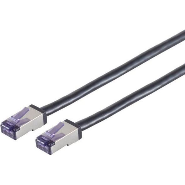 Lanview Lanview LVN-CAT6A-FLEX-50CM kabel sieciowy Czarny 0,5 m S/FTP (S-STP)