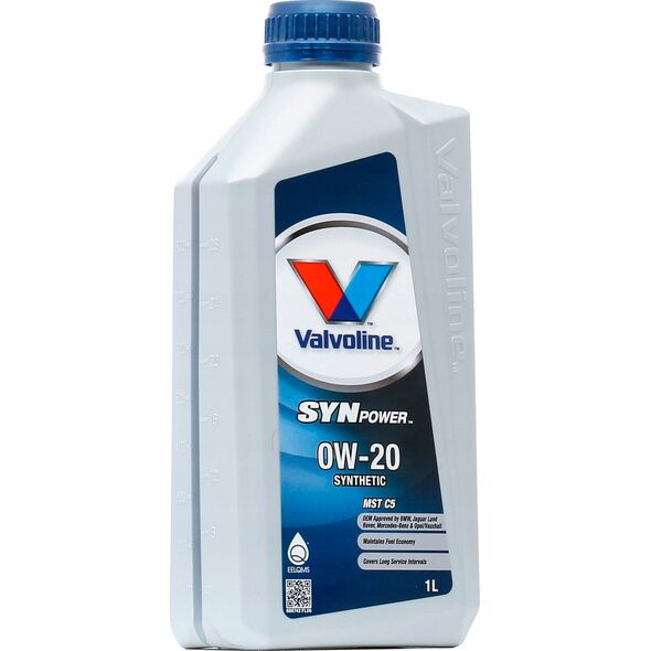 Valvoline Alyva varikliui SYNPOWER MST C5 0W20 1L, Valvoline
