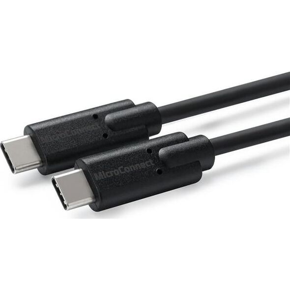 Kabel USB MicroConnect USB-C - USB-C 1.5 m Czarny (USB3.2CC1.5)