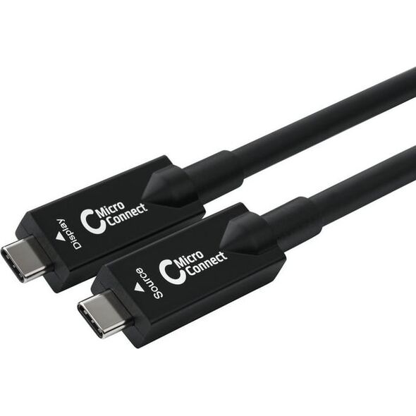 Kabel USB MicroConnect USB-C - USB-C 7.5 m Czarny (USB3.2CC7OP)