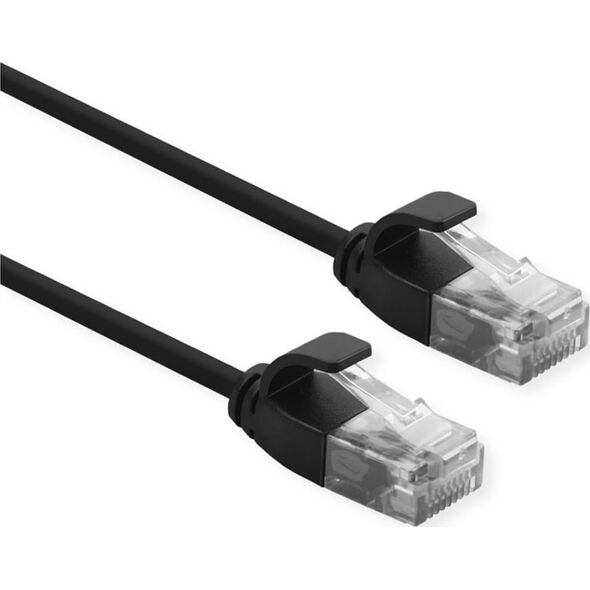 Roline ROLINE 21.15.3951 kabel sieciowy Czarny 0,3 m Cat6a U/UTP (UTP)