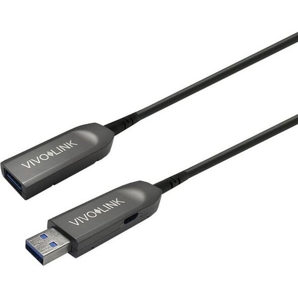 Kabel USB VivoLink USB-A - USB-A 50 m Czarny (PROUSB3AAF50)