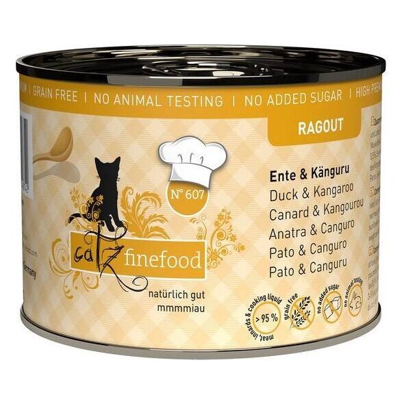 Catz Finefood Catz Finefood Karma Dla Kota Kaczka Kangur 190g