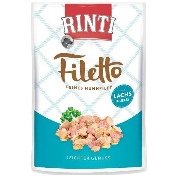 Rinti Rinti Filetto Karma Mokra dla Psa Kurczak Łosoś 100g