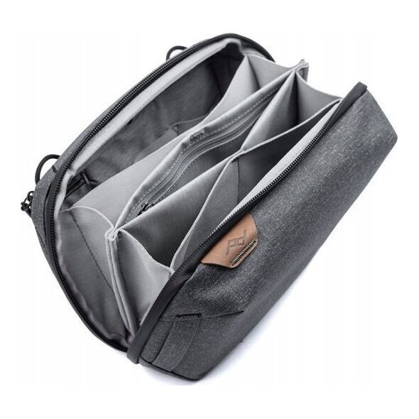 Torba Peak Design Wkład Travel Line Peak Design Tech Pouch Charcoal v2 - Grafitowy