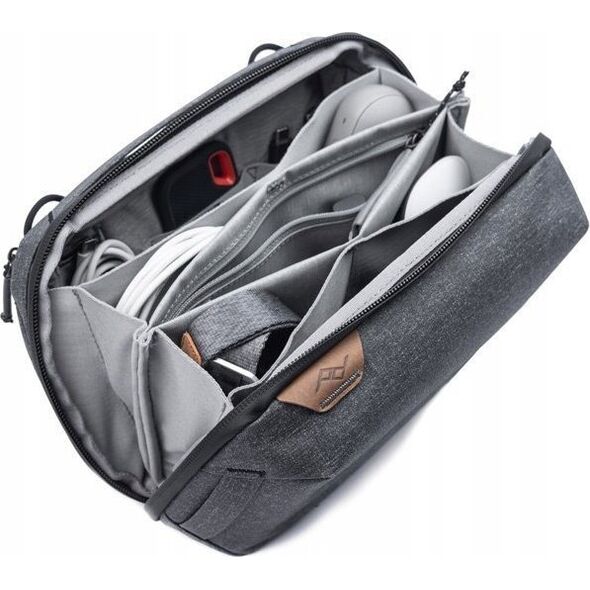 Torba Peak Design Wkład Travel Line Peak Design Tech Pouch Charcoal v2 - Grafitowy