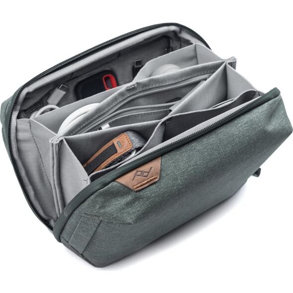 Torba Peak Design Wkład Travel Line Peak Design Tech Pouch Sage v2 - szarozielony
