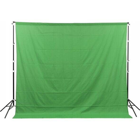 GlareOne GlareOne Green Screen - zielone tło materiałowe 3x3