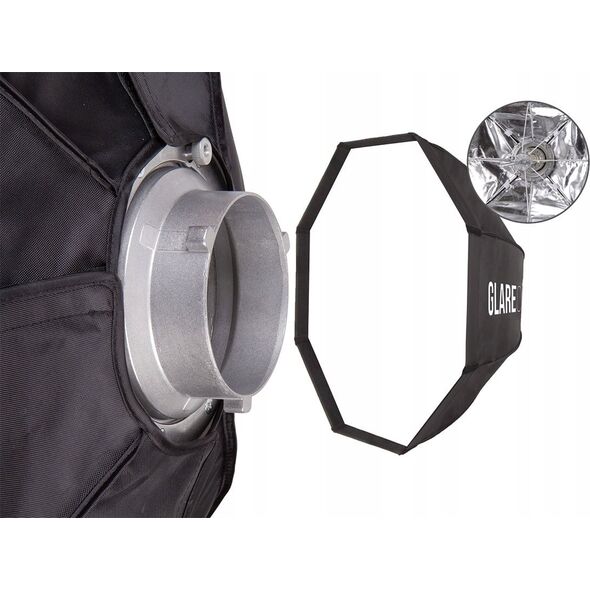 Lampa studyjna GlareOne GlareOne Softbox 25x100 PRO - zestaw z gridem