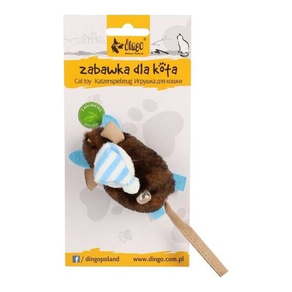 Dingo Dingo Zabawka Dla Kota Mysz Pluszowa Narciarz