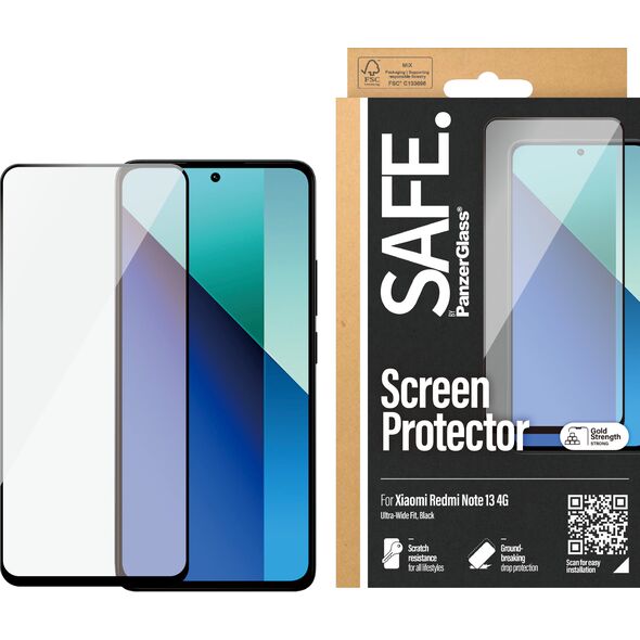PanzerGlass SAFE.by PanzerGlass Screen P. Xiaomi Redmi Note 13 4G /UWF