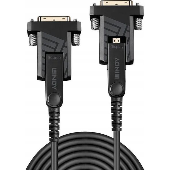 Kabel Lindy Lindy 38322 kabel HDMI 30 m HDMI Typu D (Micro) Czarny
