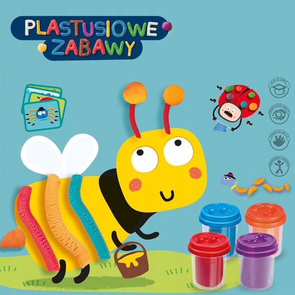 Askato Zestaw Plastusiowe zabawy - Wałkowanie