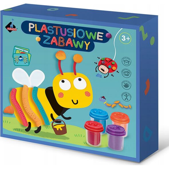 Askato Zestaw Plastusiowe zabawy - Wałkowanie