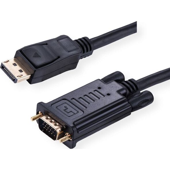 Kabel Roline ROLINE Kabel DisplayPort-VGA DP ST - VGA ST schwarz 2m