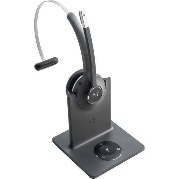 Słuchawki Cisco Cisco 561 Wireless Single - Headset - On-Ear - konvertierbar - DECT 6.0 - kabellos - mit Multibase Station - fur Webex Board 55, Board 70, Board 85, Codec Pro - No Radio, Room 55, Room 70, Room Kit Mini